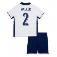 Billiga England Kyle Walker #2 Barnkläder Hemma fotbollskläder till baby EM 2024 Kortärmad (+ Korta byxor)